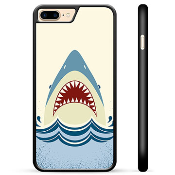 Capa Protectora - iPhone 7 Plus / iPhone 8 Plus - Mandíbulas de Tubarão