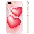 Capa de TPU para iPhone 7 Plus / iPhone 8 Plus  - Amor