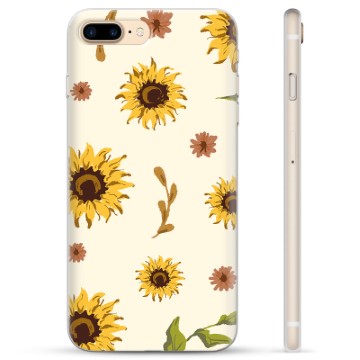 Capa de TPU para iPhone 7 Plus / iPhone 8 Plus  - Girassol