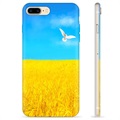 Capa de TPU Ucrânia  - iPhone 7 Plus / iPhone 8 Plus - Campo de trigo