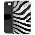 Bolsa tipo Carteira para iPhone 7/8/SE (2020)/SE (2022) - Zebra