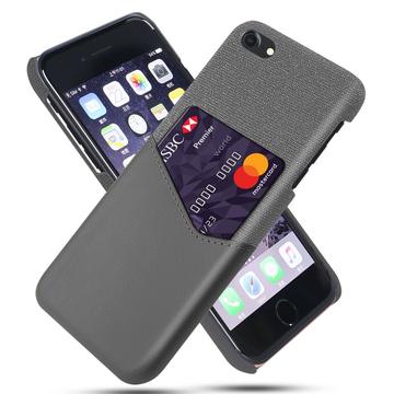 Capa com Porta-Cartões KSQ para iPhone 7/8/SE (2020)/SE (2022) - Cinzento