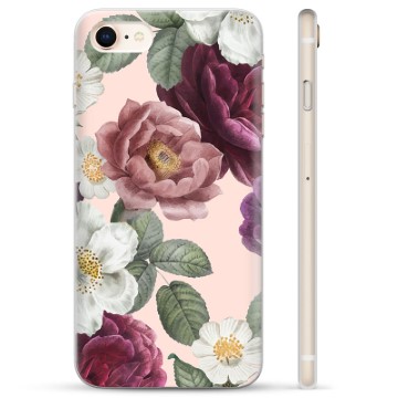 Capa de TPU para iPhone 7/8/SE (2020)/SE (2022)  - Flores Românticas