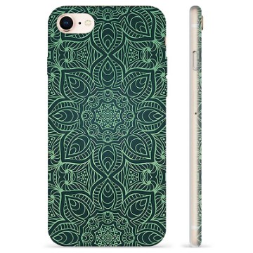 Capa de TPU - iPhone 7/8/SE (2020)/SE (2022) - Mandala Verde