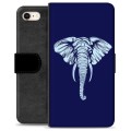 Bolsa tipo Carteira para iPhone 7/8/SE (2020)/SE (2022) - Elefante
