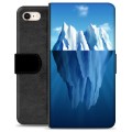 Bolsa tipo Carteira para iPhone 7/8/SE (2020)/SE (2022) - Iceberg