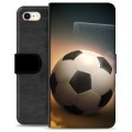 Bolsa tipo Carteira para iPhone 7/8/SE (2020)/SE (2022) - Futebol