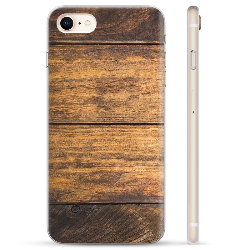 Capa de TPU para iPhone 7/8/SE (2020) - Madeira