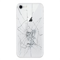 Reparação da capa traseira do iPhone 8 - só vidro - Branco