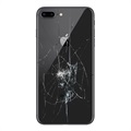 Reparação da capa traseira do iPhone 8 Plus - só vidro - Preto