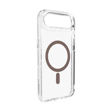 Capa híbrida para iPhone Air Puro Lite Mag - Castanho / Transparente
