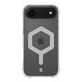 Capa Tactical MagForce Hexagon para iPhone Air - Compatível com MagSafe - Branco / Transparente