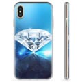 Capa de TPU para iPhone X / iPhone XS - Diamante