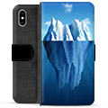 Bolsa tipo Carteira para iPhone X / iPhone XS - Iceberg