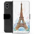 Bolsa tipo Carteira para iPhone X / iPhone XS - Paris