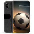 Bolsa tipo Carteira para iPhone X / iPhone XS - Futebol