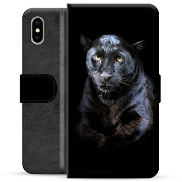 Bolsa tipo Carteira - iPhone X / iPhone XS - Pantera Negra