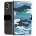 Bolsa tipo Carteira para iPhone X / iPhone XS  - Camuflagem