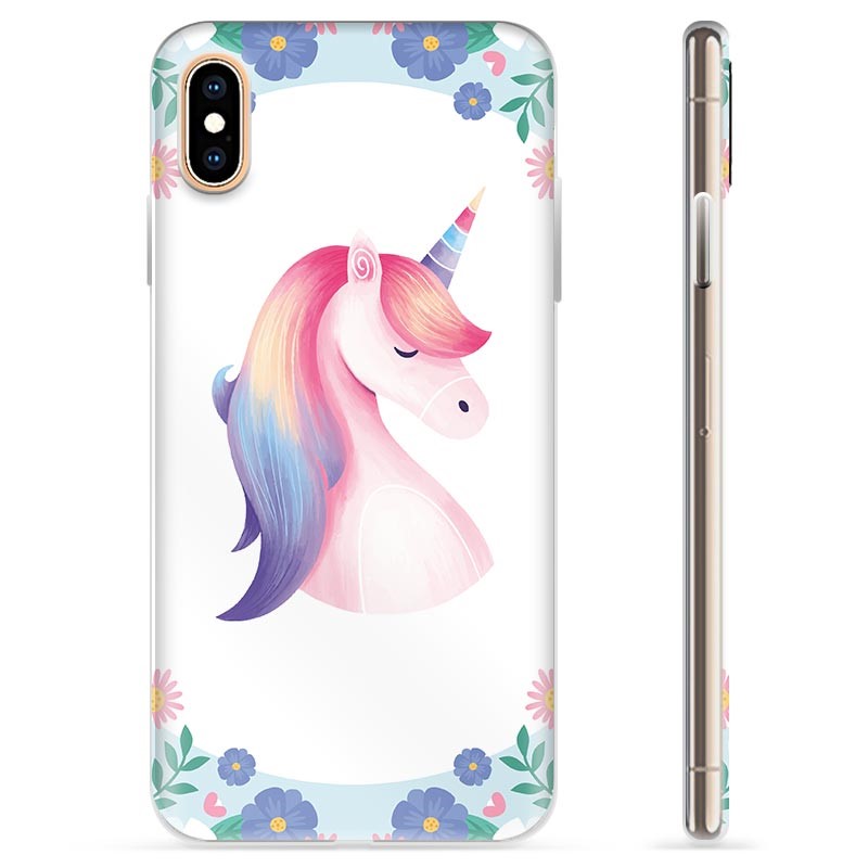 Capa de TPU para iPhone X / iPhone XS - Unicórnio