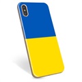 Capa de TPU Bandeira da Ucrânia  - iPhone X / iPhone XS - Amarelo e azul claro