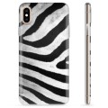 Capa de TPU para iPhone X / iPhone XS  - Zebra
