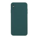 Capa Anti-Dedadas em TPU Mate para iPhone X/XS - Verde Escuro