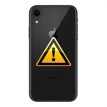 iPhone XR Battery Cover Repair - incl. frame - Black