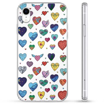Capa Híbrida - iPhone XR - Corações