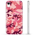 Capa de TPU para iPhone XR  - Camuflagem Rosa