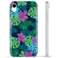 Capa de TPU para iPhone XR  - Flores Tropicais
