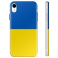 Capa de TPU Bandeira da Ucrânia  - iPhone XR - Amarelo e azul claro