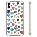 Capa Híbrida - iPhone X / iPhone XS - Corações