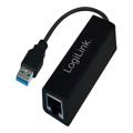 Adaptador de rede LogiLink SuperSpeed USB 3.0 1 Gbps cabeamento