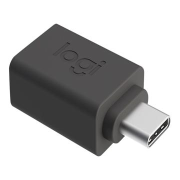 Adaptador Logitech USB-C Cinza - Preto