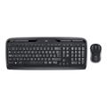 Conjunto de Teclado e Mouse Logitech Wireless Desktop MK330 - Preto