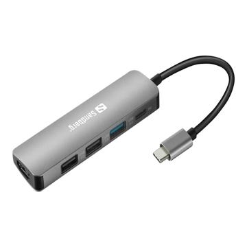 Sandberg USB-C Dock HDMI 3xUSB PD 100W Dock station