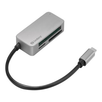 Sandberg USB-C Multi Card Reader Pro Leitor de cartões USB-C