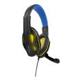 Fone de ouvido com cabeamento Steelplay HP-47 - Preto/Azul