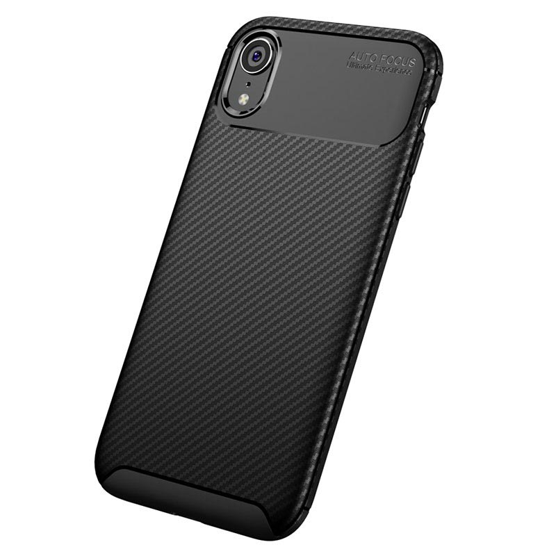 Beetle Carbon Fiber iPhone XR Case Black
