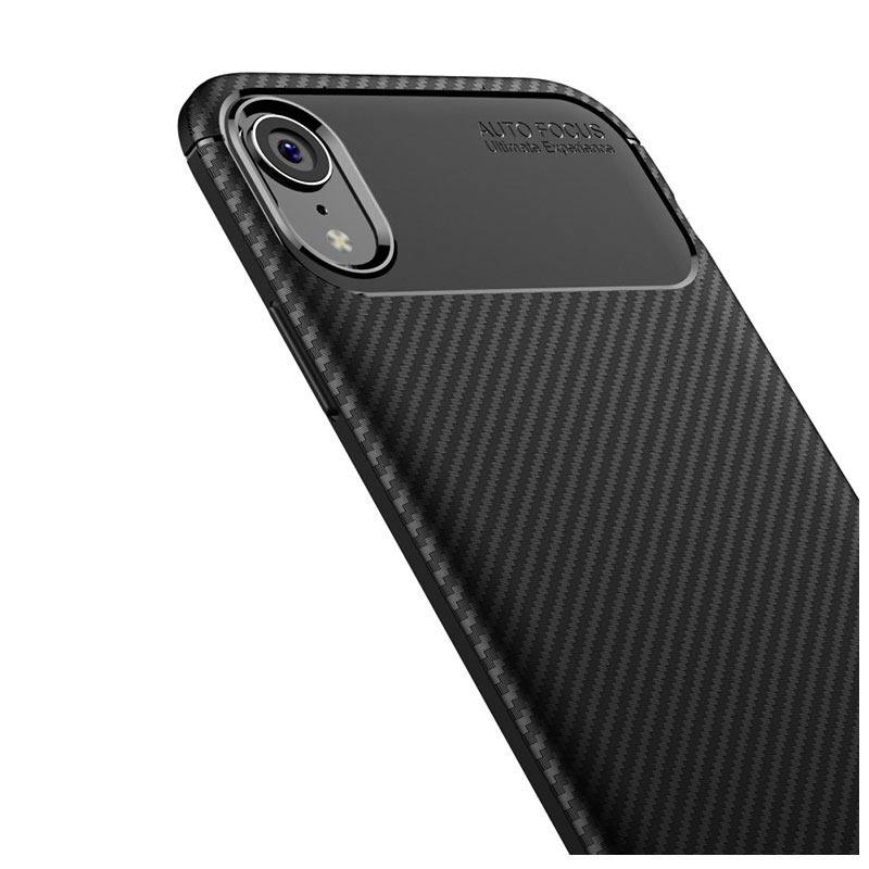 Beetle Carbon Fiber iPhone XR Case Black