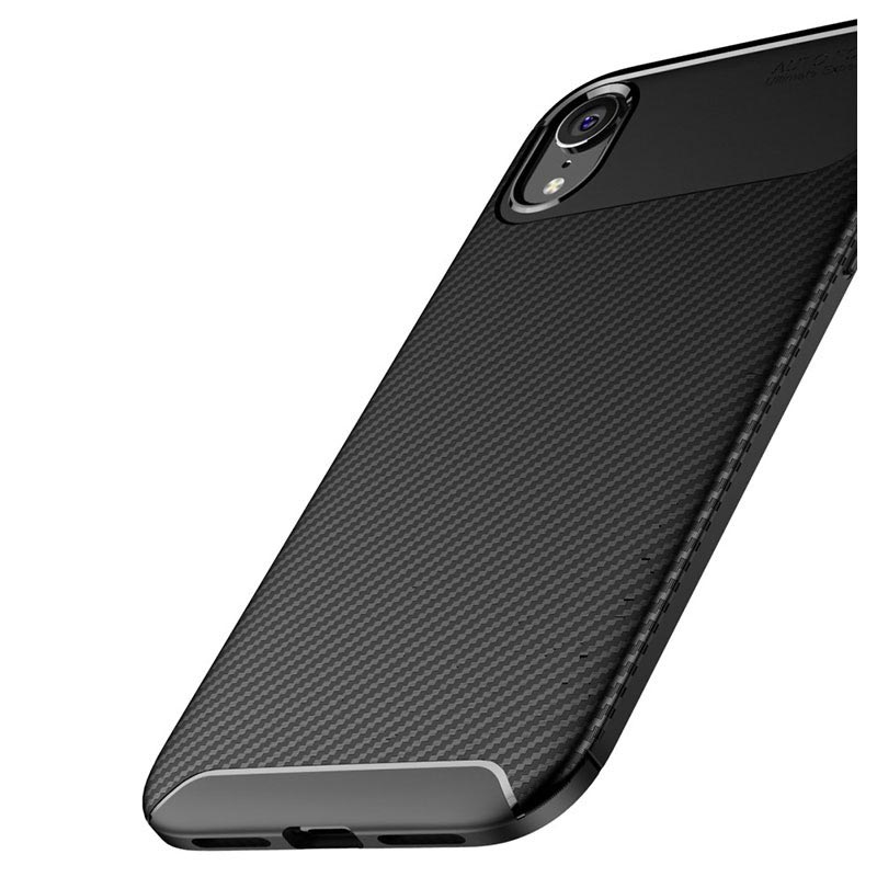 Beetle Carbon Fiber iPhone XR Case Black