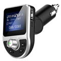 Carregador de Isqueiro USB Duplo & Transmissor FM Bluetooth BT39 - Preto