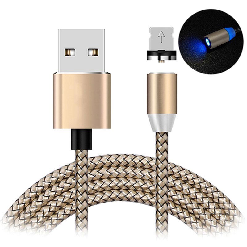 LED Lightning Charging Cable iPhone, iPad, iPod Rose Gold