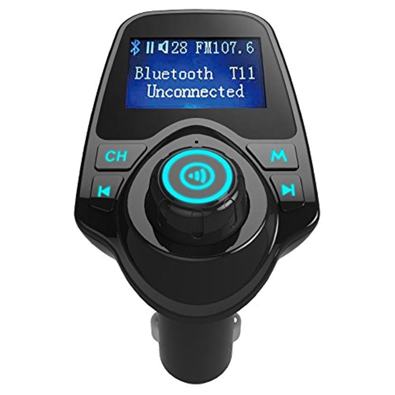 Absorbent whip linkage Transmissor FM Bluetooth e Carregador de Isqueiro T11