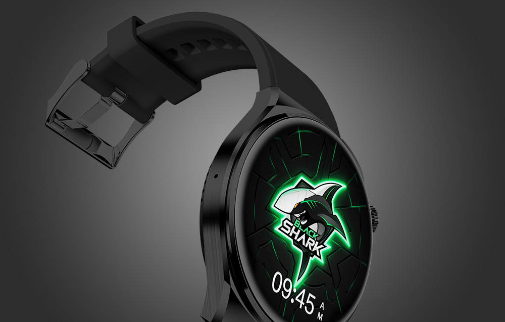 Relógio inteligente Black Shark S1 resistente à água - Preto