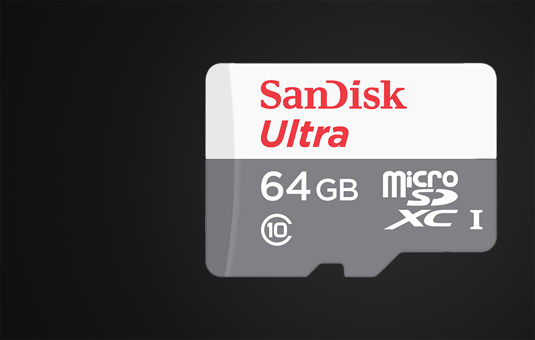 Cartão de memória SanDisk Ultra microSDXC SDSQUNR-064G-GN3MN - 64GB