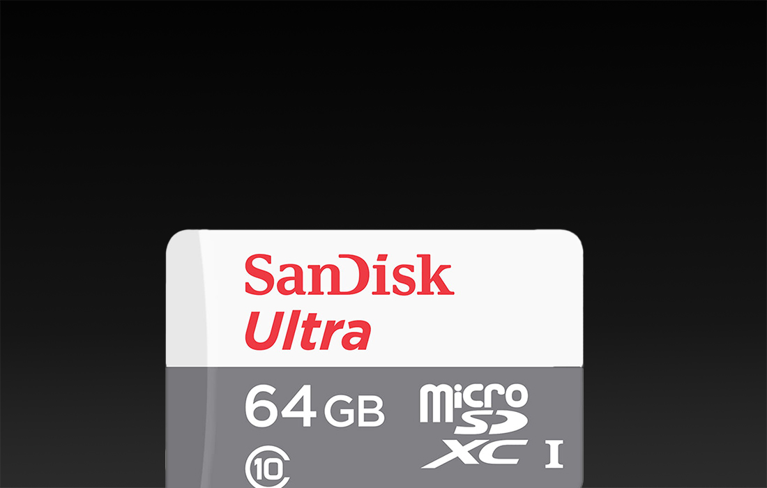 Cartão de memória SanDisk Ultra microSDXC SDSQUNR-064G-GN3MN - 64GB