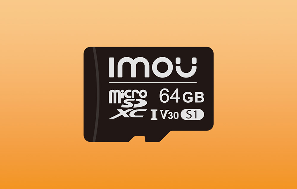 Cartão de memória microSDXC Imou S1 - UHS-I, 10/U3/V30 - 64GB