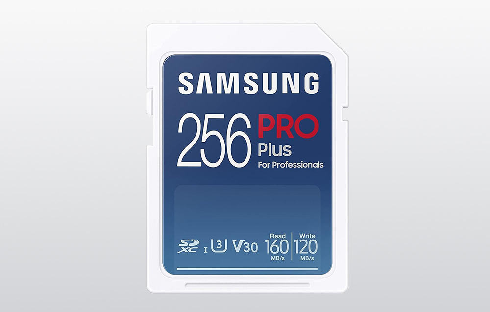Cartão de memória Samsung Pro Plus 2021 Full Size SDXC MB-SD256KB/WW - 256GB